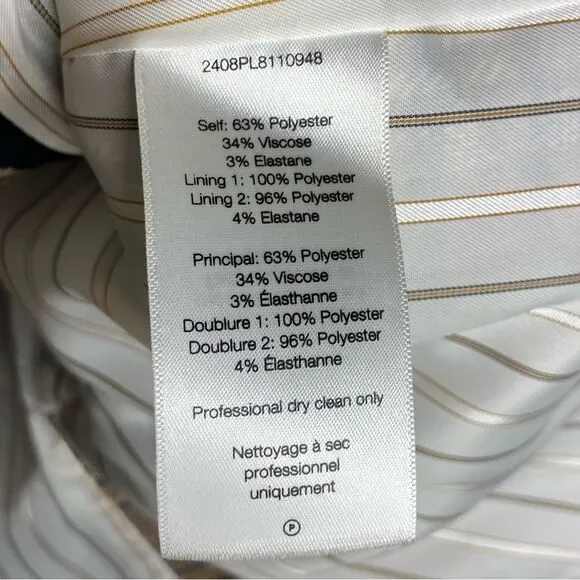 Veronica Beard Maci Plaid Dickey Blazer Tan Jacket Size 8 - Picture 12 of 14